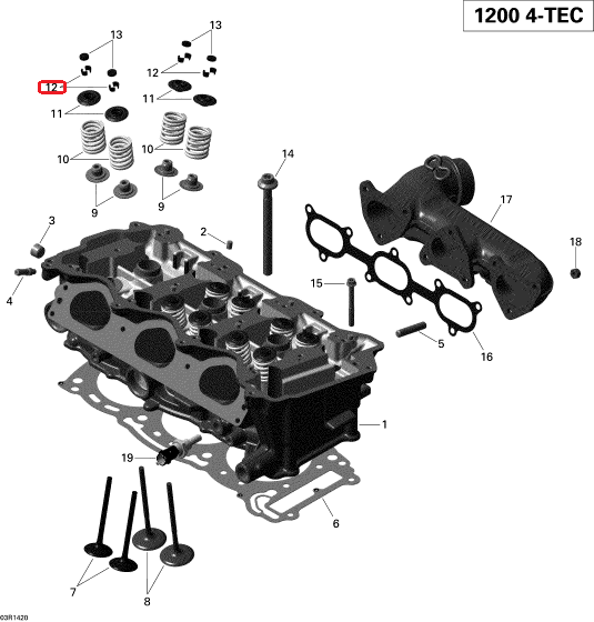 420254600 Шплинт клапана VALVE-COTTER