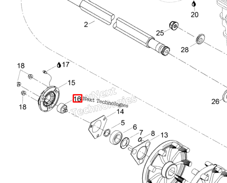 504152040 Адаптер магнитный Ski-Doo (Снято с производства)