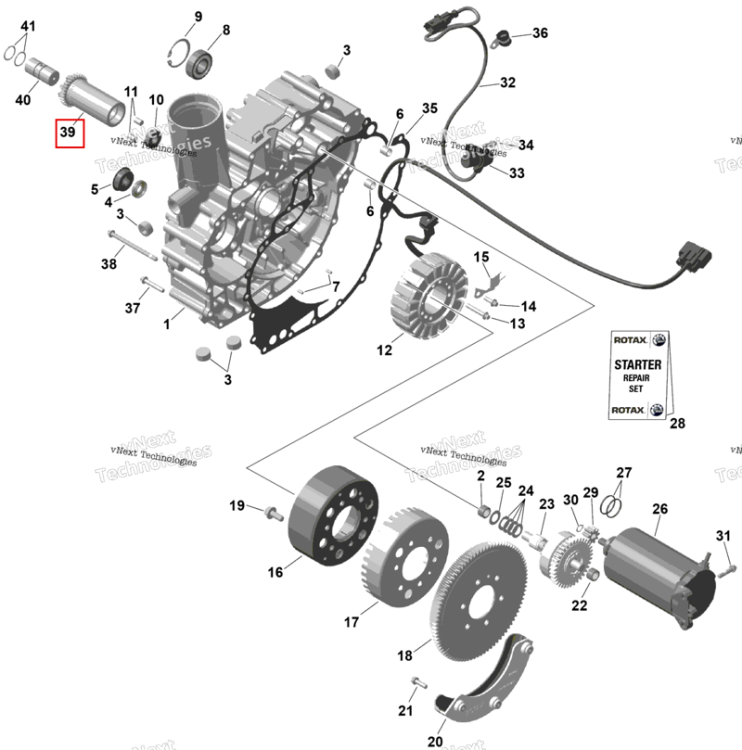 Input вал Sea-Doo GTX 325 Limited (2026) (420820462)