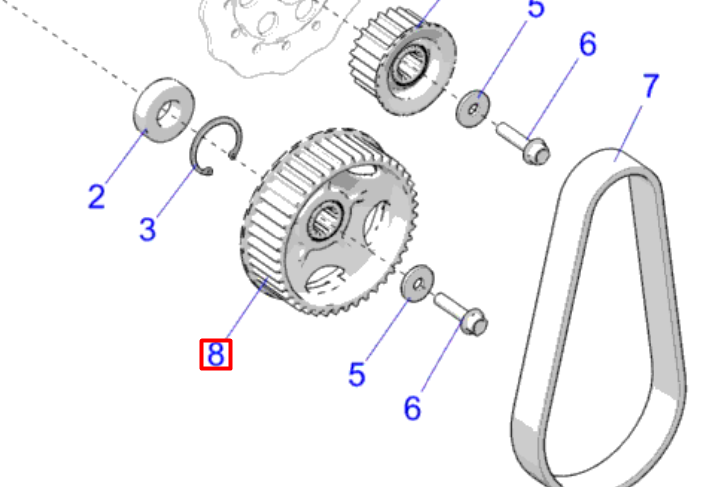 3222340 Шестерня QD 50 Polaris