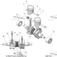 5144979 CRANKWEB CTR 74 мм PTO