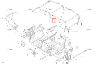 Глубокий чёрный каркас Extension Can-Am Commander MAX 1000R EFI XT (2024) (705209848)