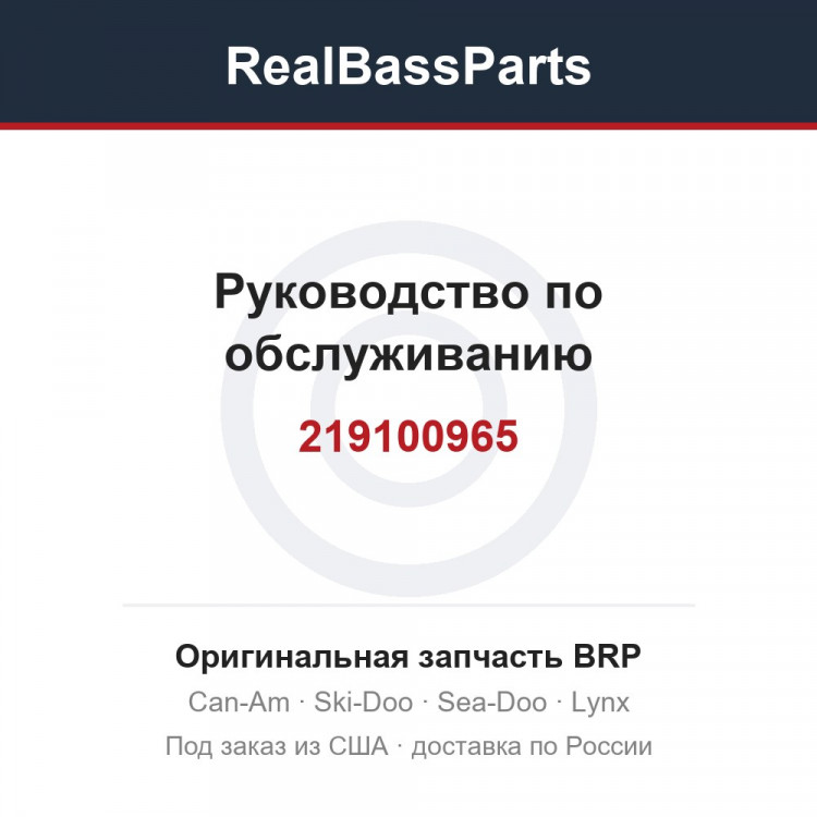 219100965 Руководство по обслуживанию