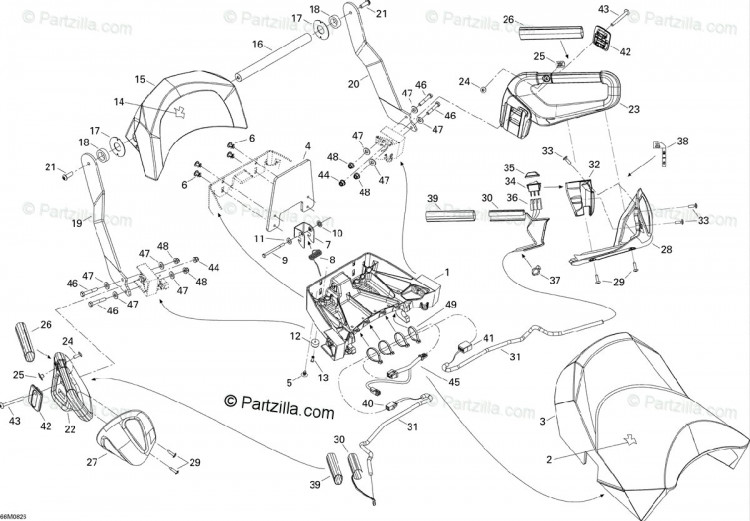 250000327 Винт фермы torx M8 X 75
