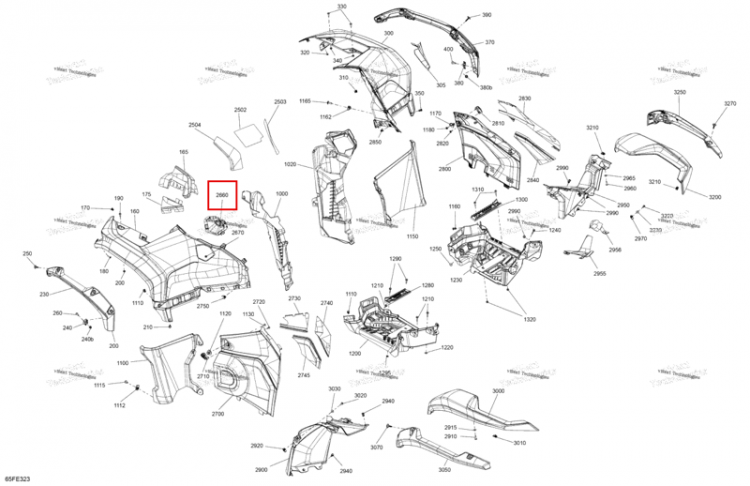 Выключатель опора Can-Am Outlander 4x4 XT 1000R (2025) (705014661)