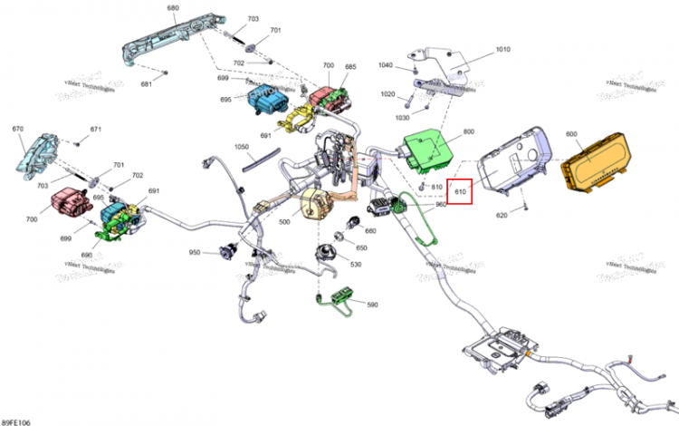 Int указатель опора Can-Am Outlander 4x4 XT 1000R (2025) (710009602)