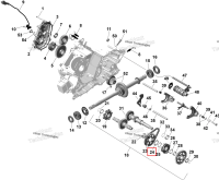 Упорный шайба Can-Am Outlander 4x4 XT 1000R (2025) (420626875)