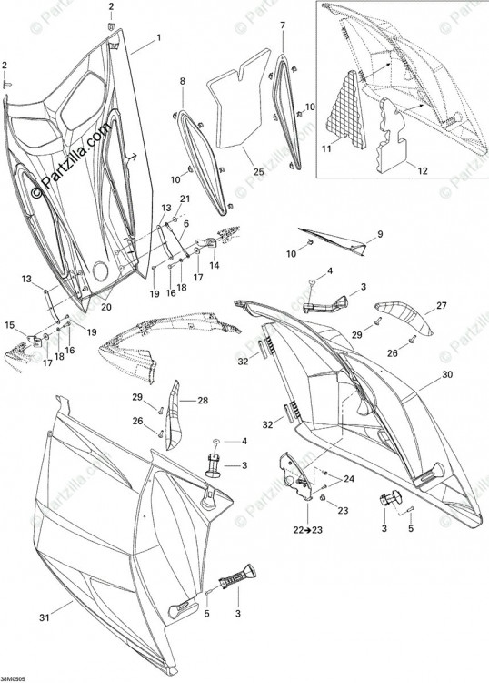 275500241 BOUCHON BOUTON *PLUG-CAP FUEL VALVE  Заглушка пластиковая для гидроцикла