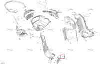 Левый нижний Bottom с полукруглой головкой опора Ski-Doo Summit 850 E-TEC Turbo R X (2024) (502008357)