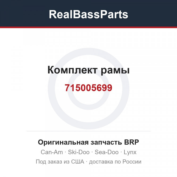 715005699 Комплект рамы