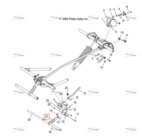 CLEVIS сварной Polaris Widetrak LX (2006) (1013390)