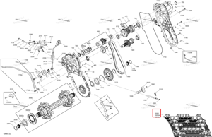 Гусеница 20 × 154 × 1,5 b Ski-Doo 504154260