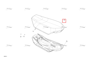 Сиденье крышка Ski-Doo 510007324