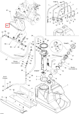 Рейлинг защита Sea-Doo 275500441