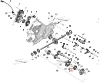 Стопорное кольцо Can-Am Outlander 4x4 XT 1000R (2025) (420945620)