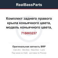715003237 Комплект заднего правого крыла коньячного цвета, модель коньячного цвета, кроме Северной Америки