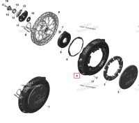 Стартер корпус Ski-Doo Summit X 850 E-TEC Turbo R (2026) (420912124)