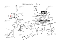 Масляный крышка прокладка Polaris Widetrak LX (2006) (5810141)