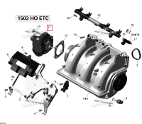 Дроссельный узел Sea-Doo RXT-X 260 RS (2012) (420892590)