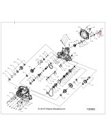 3234724 Кулиса рычаг переключения коробки передач КПП для квадроциклов Polaris Sportsman 550/850/1000 3234724