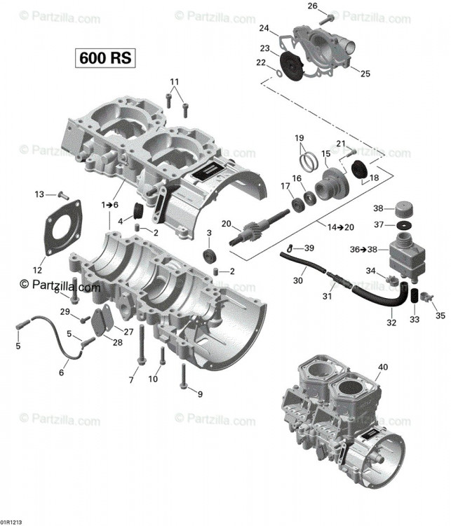420059322 Короткий блок 593 RS