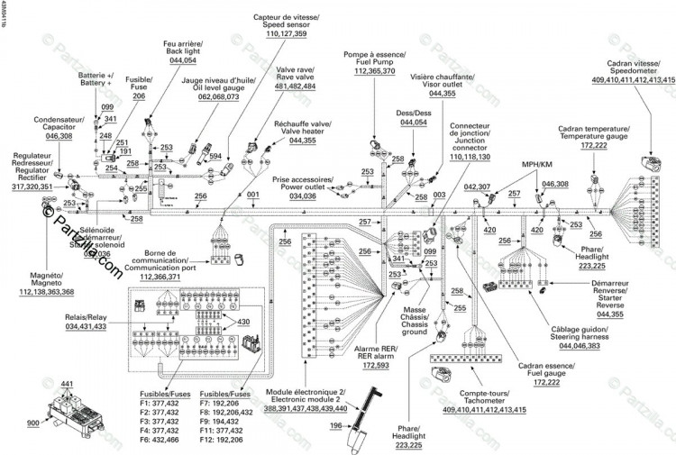 515176069 Мужской терминальный корпус, 3 CIRCUITS