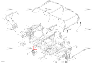 Левый штыревой дверь петля в сборе включает 98 to 98 d Can-Am Commander MAX 1000R EFI XT (2024) (705211564)