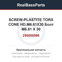 250000596 SCREW-PLASTITE TORX CONE HD.M6.81X30  Болт M6.81 X 30