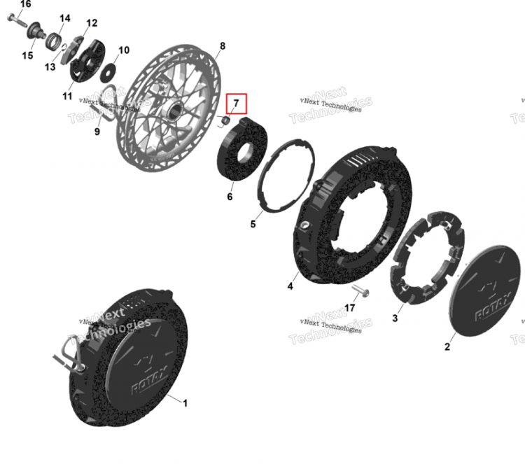 Cylindrical косозубый Coiled пружина Ski-Doo Summit X 850 E-TEC Turbo R (2026) (420638220)