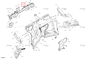 Передний верхний дефлектор Can-Am 707901082