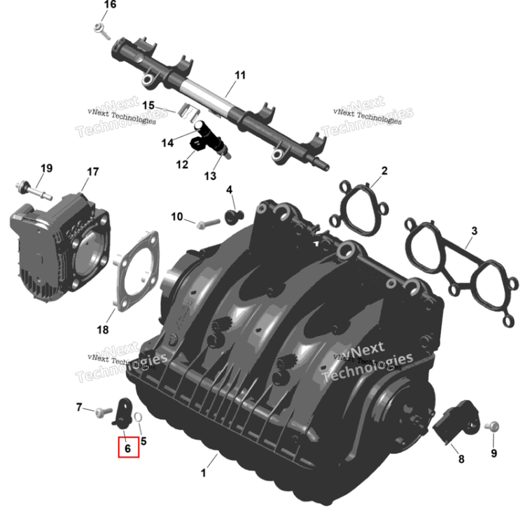 Крышка с разъём Sea-Doo RXP 325 X (2026) (420460982)