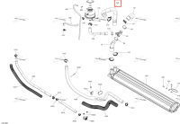 Радиатор шланг Sea-Doo Spark 900 ACE (2018) (276000291)