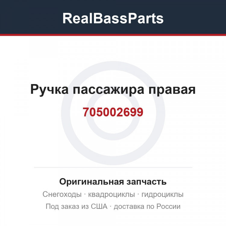 Ручка пассажира правая 705002699