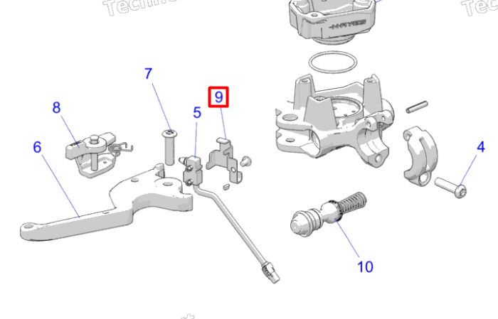 2208611 Крышка концевика Polaris 