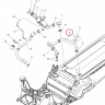 1262807 Патрубок шланг системы охлаждения для снегоходов Polaris 600/800 AXYS PRO RMK 1262892