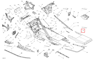 Задний тоннель 137 Ski-Doo 518332733