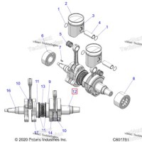 5144982 CRANKWEB 74 мм PTO
