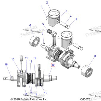 5144982 CRANKWEB 74 мм PTO