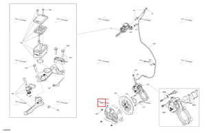 Диск тормоз защита Ski-Doo 507032751