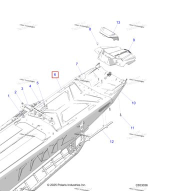 7197292 Наклейка гибкий HOLE крышка DUAL левый
