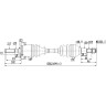 ATV-CA-850 Привод передний правый Mizashi для Can-Am 705401106 705401872
