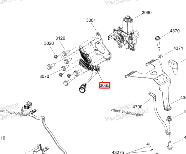 515178942 515178899 Проводка Ski-Doo