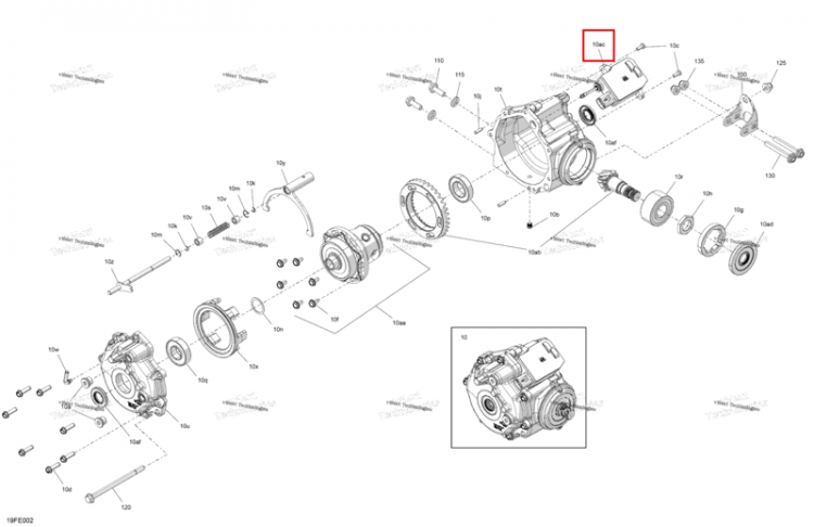 Привод Can-Am Outlander 4x4 DPS 700 (2025) (715900953)