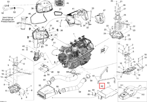 Резиновый накладка Sea-Doo 293830138