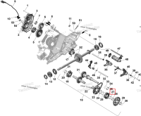Упорный шайба Can-Am Outlander 4x4 XT 1000R (2025) (420427012)