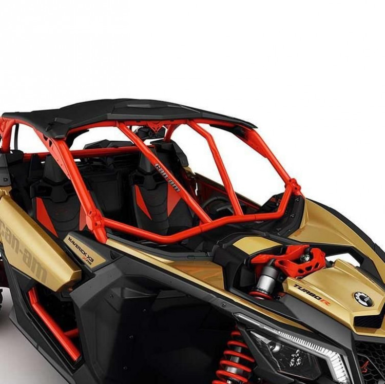 715003435 Передняя панель вторжения, красная Can-Am Maverick X3