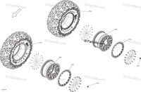 705502603 Задняя шина 28X1114 MAXXIS