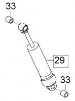 503193518 Амортизатор для снегохода BRP 503192403
