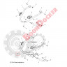 2879727-458 Бампер передний черный для снегоходов Polaris PRO RMK 2015" 2879727-458