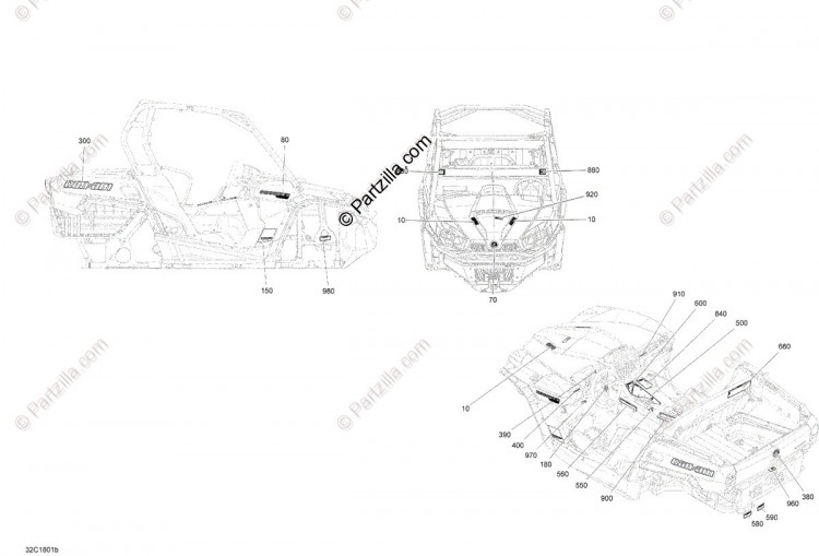 704906591 Капот наклейка 800R